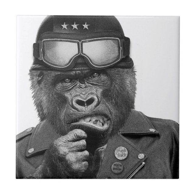 Gorilla Guy Ceramic Tile (Front)
