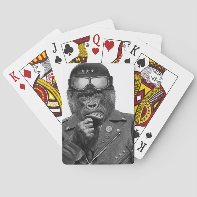 Gorilla Guy Poker Cards (Back)