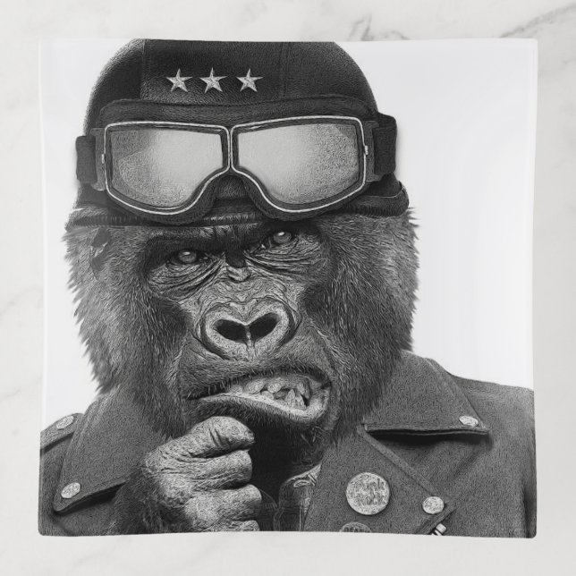 Gorilla Guy Trinket Tray (Front)