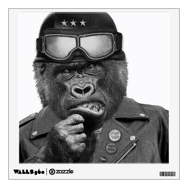 Gorilla Guy Wall Decal (Front)