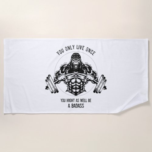 Gorilla Gym Beach Towel