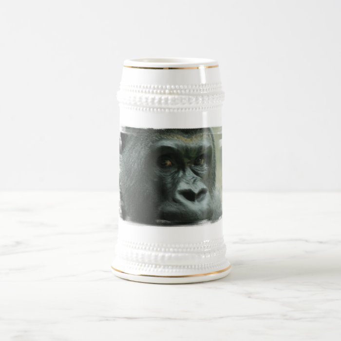 Gorilla in the Mist  Beer Stein Mug