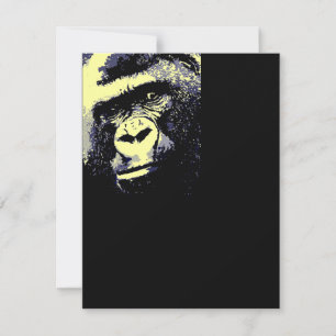 Gorilla Invitation - Funny Gorillas Invitations
