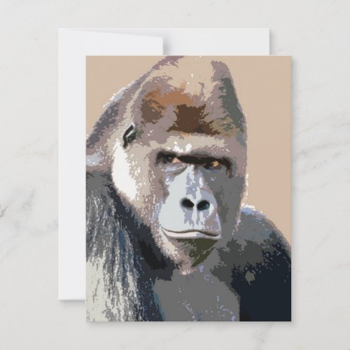 Gorilla Invitation _ Mountain Gorillas Invitations