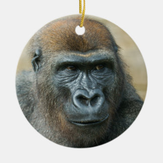 Gorilla Key Ring Ceramic Ornament