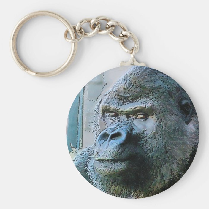 GORILLA KEYCHAIN | Zazzle.com