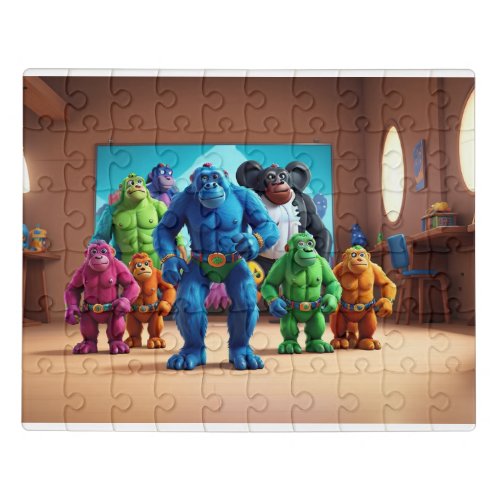 Gorilla Kingdom Acrylic Puzzle