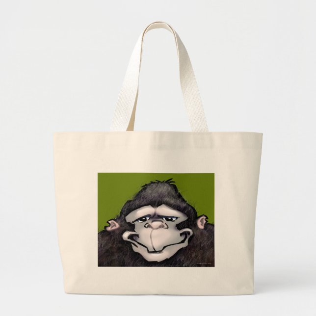 Gorilla Large Tote Bag (Front)