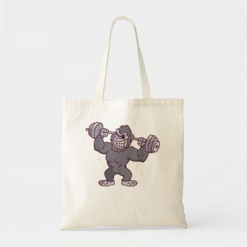 Gorilla Lifting Weights Weight Lifter Gym Body Bui Tote Bag