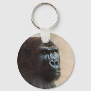 Gorilla Lope Close-up Keychain
