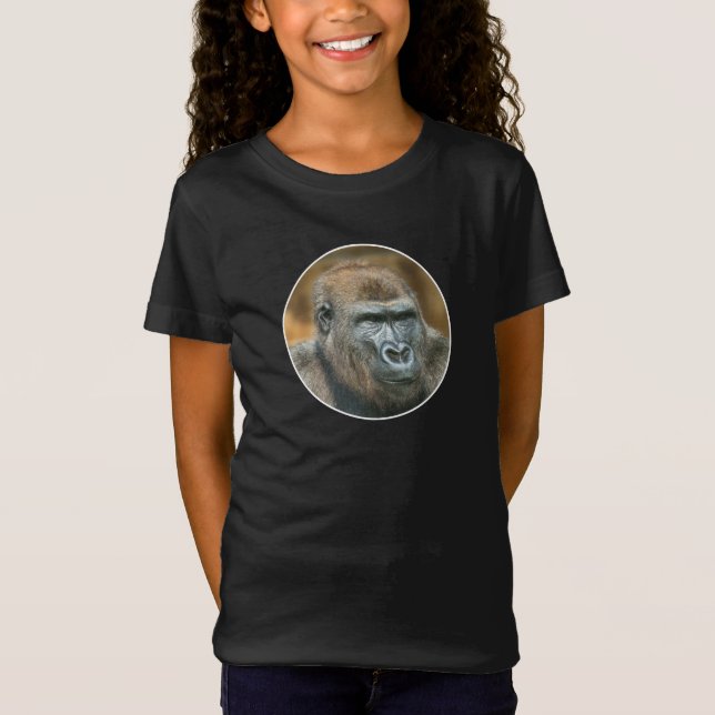Gorilla Lope (Round Design) T-Shirt (Front)