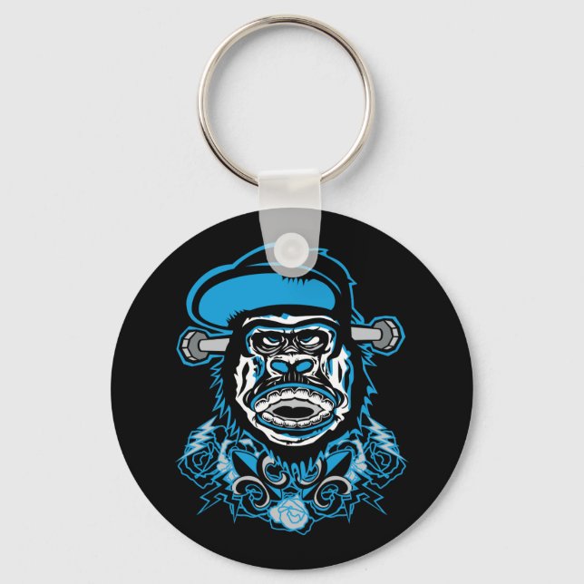 Gorilla Man Keychain (Front)