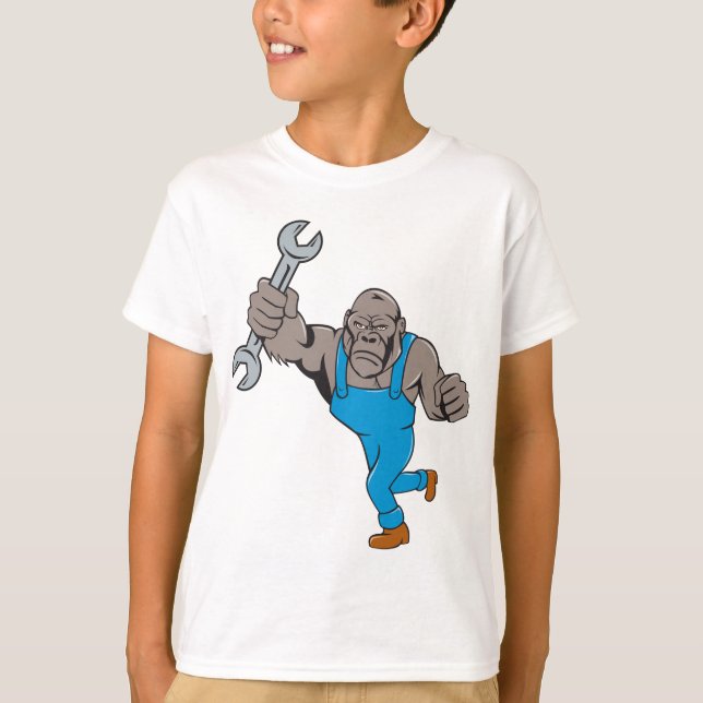 Gorilla Mechanic T-Shirt (Front)