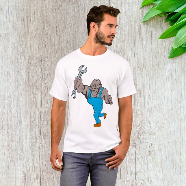 Gorilla Mechanic T-Shirt (Creator Uploaded)