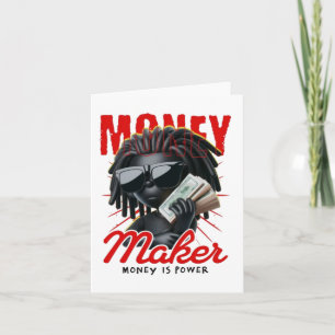 Gorilla Money Maker Greeting Card - Bold Success