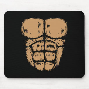 Gorilla Monkey Belly Chest Costume Diy Halloween Mouse Pad