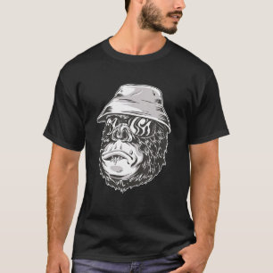 Gorilla Monkey Fisherman Monkey Gorilla Children T-Shirt