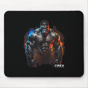 Gorilla Monkey Gym Wear Bodybuilding Workout Motiv Mouse Pad