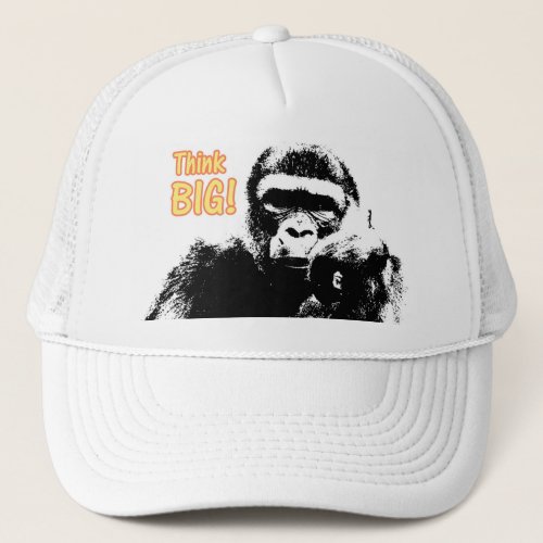 Gorilla Motivational Quote Template Elegant Modern Trucker Hat