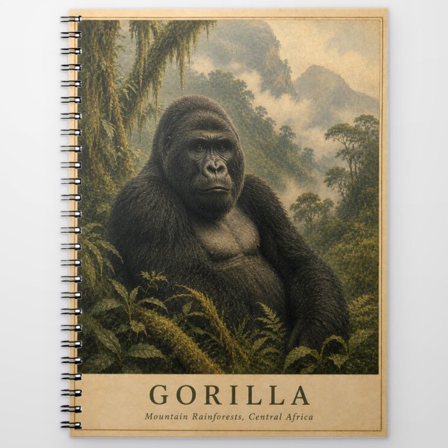 Gorilla Mountain Rainforest VINTAGE Notebook (Creator Uploaded)
