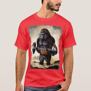 Gorilla Muscle Training Weightlifting  T-Shirt