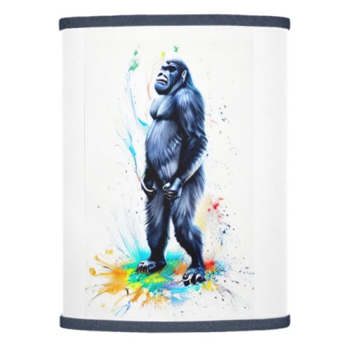 Gorilla painting art  T_Shirt Hoodie Lamp Shade