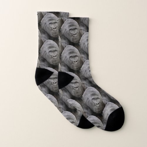 Gorilla Pattern Socks