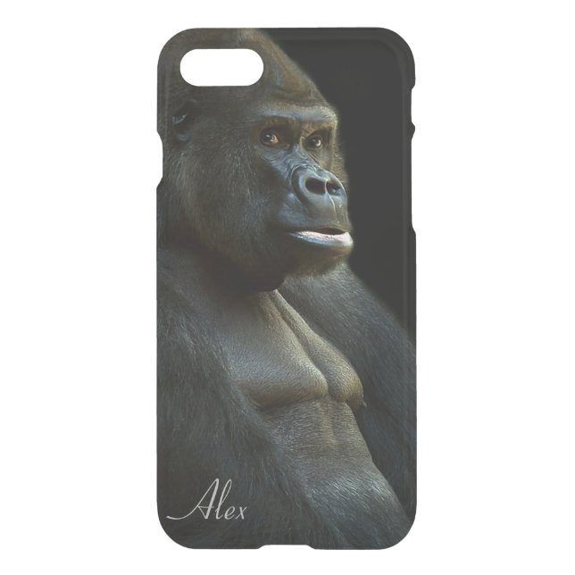 Gorilla Photo Uncommon iPhone Case (Back)