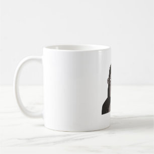 Gorilla Picking Nose Using Middle Finger Doodle Coffee Mug
