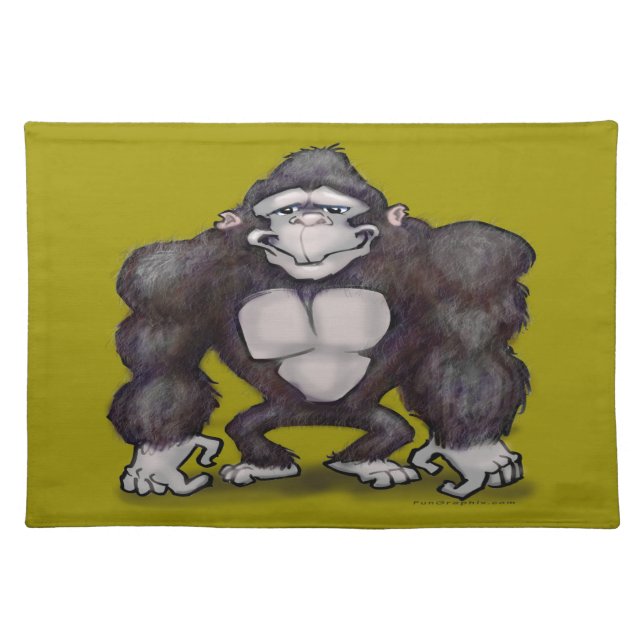 Gorilla Placemat (Front)
