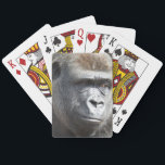 Gorilla Playing Cards<br><div class="desc">Playing cards featuring a photo of a gorilla.</div>