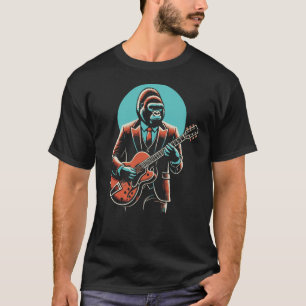 gorilla plays on the guitar gift T-Shirt