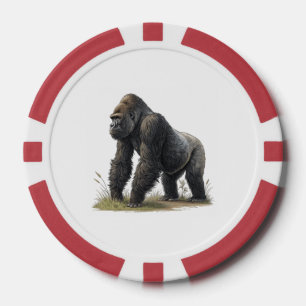 Gorilla Poker Chips