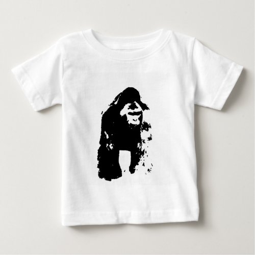 Gorilla Pop Art Baby T_Shirt