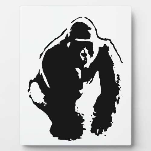 Gorilla Pop Art Plaque