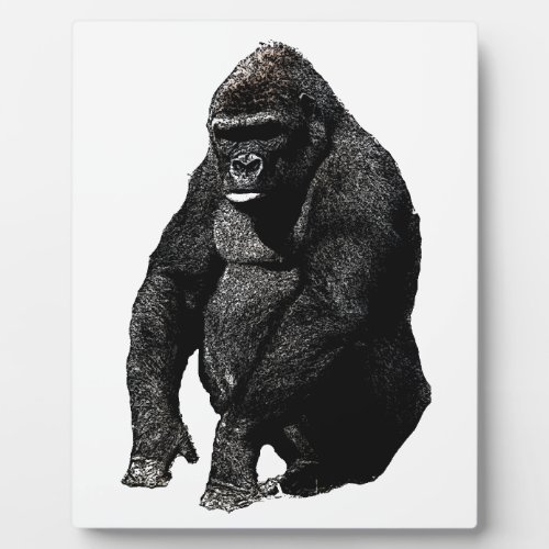 Gorilla Pop Art Plaque