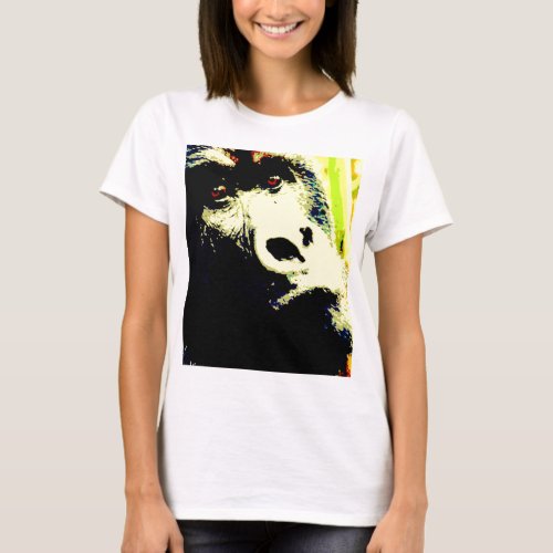 Gorilla Pop Art T_Shirt