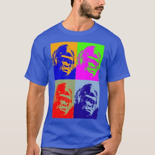 Gorilla Pop Art T_Shirt