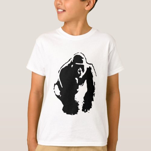 Gorilla Pop Art T_Shirt