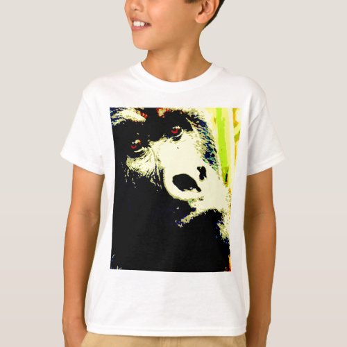 Gorilla Pop Art T_Shirt