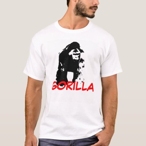 Gorilla Pop Art T_Shirt