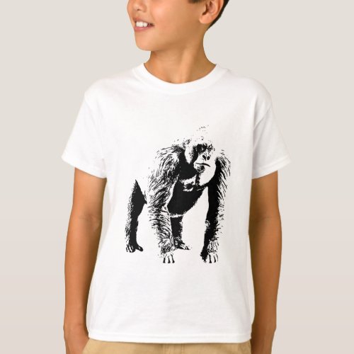 Gorilla Pop Art T_Shirt