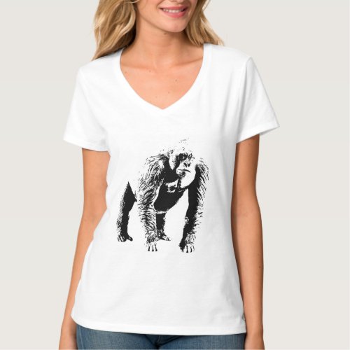 Gorilla Pop Art T_Shirt