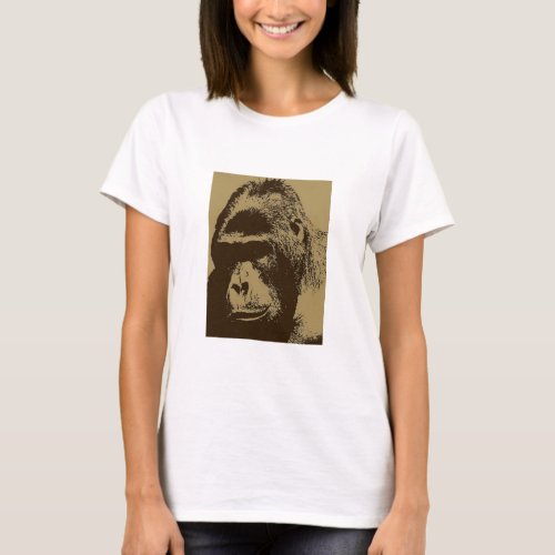 Gorilla Pop Art T_Shirt