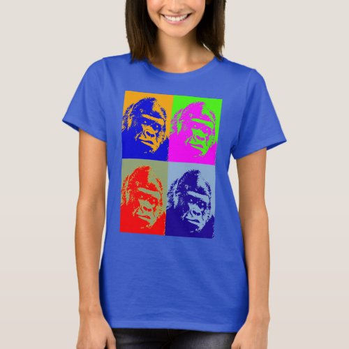 Gorilla Pop Art T_Shirt