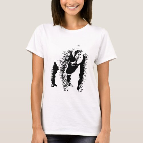 Gorilla Pop Art T_Shirt