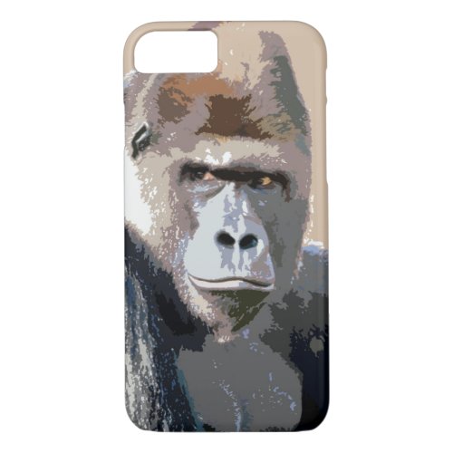 Gorilla Portrait iPhone 7 Case