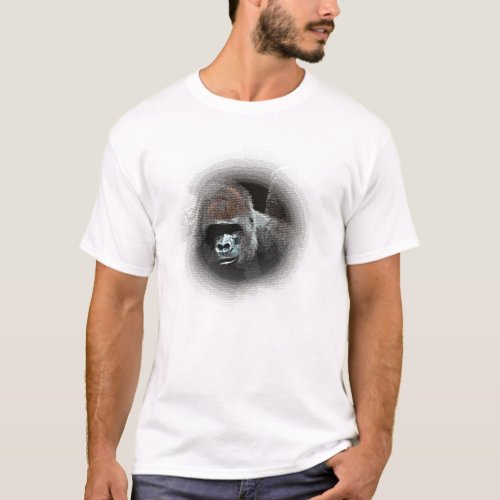 Gorilla Portrait T_Shirt