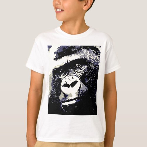 Gorilla Portrait T_Shirt