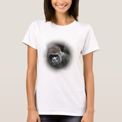 Gorilla Portrait T_Shirt